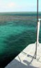 Les nuances de bleu de la grande barrière de corail...