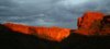 Coucher de soleil dans le canyon