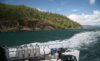 L'île au large de laquelle nous passons