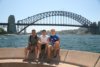 Nous devant le Harbour Bridge